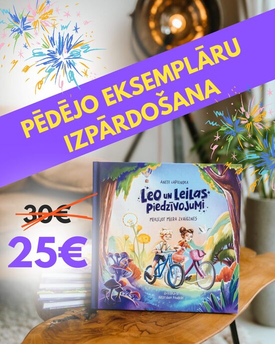 APZINĀTĪBAS ROKASGRĀMATA "Leo un Leilas piedzīvojumi, meklējot Miera zvaigznes"